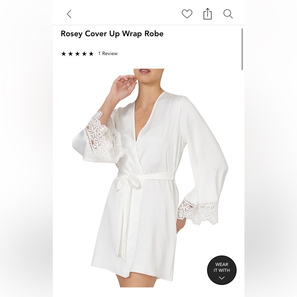Rya collection Rosey Cover Up Wrap Robe